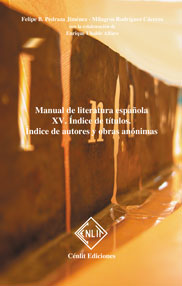 16. XV. ndice de ttulos. ndice de autores y obras annimas<br>Pginas 722 - ISBN 84-85511-73-5