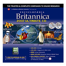 New! 2007 Encyclop�dia Britannica Ultimate DVD-ROM or CD-ROM